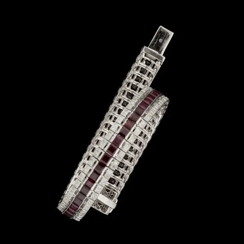 12.77ct tw Ruby & Diamond Bracelet