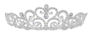 #16517 Pave Princess Tiara with Combs - 1.75"