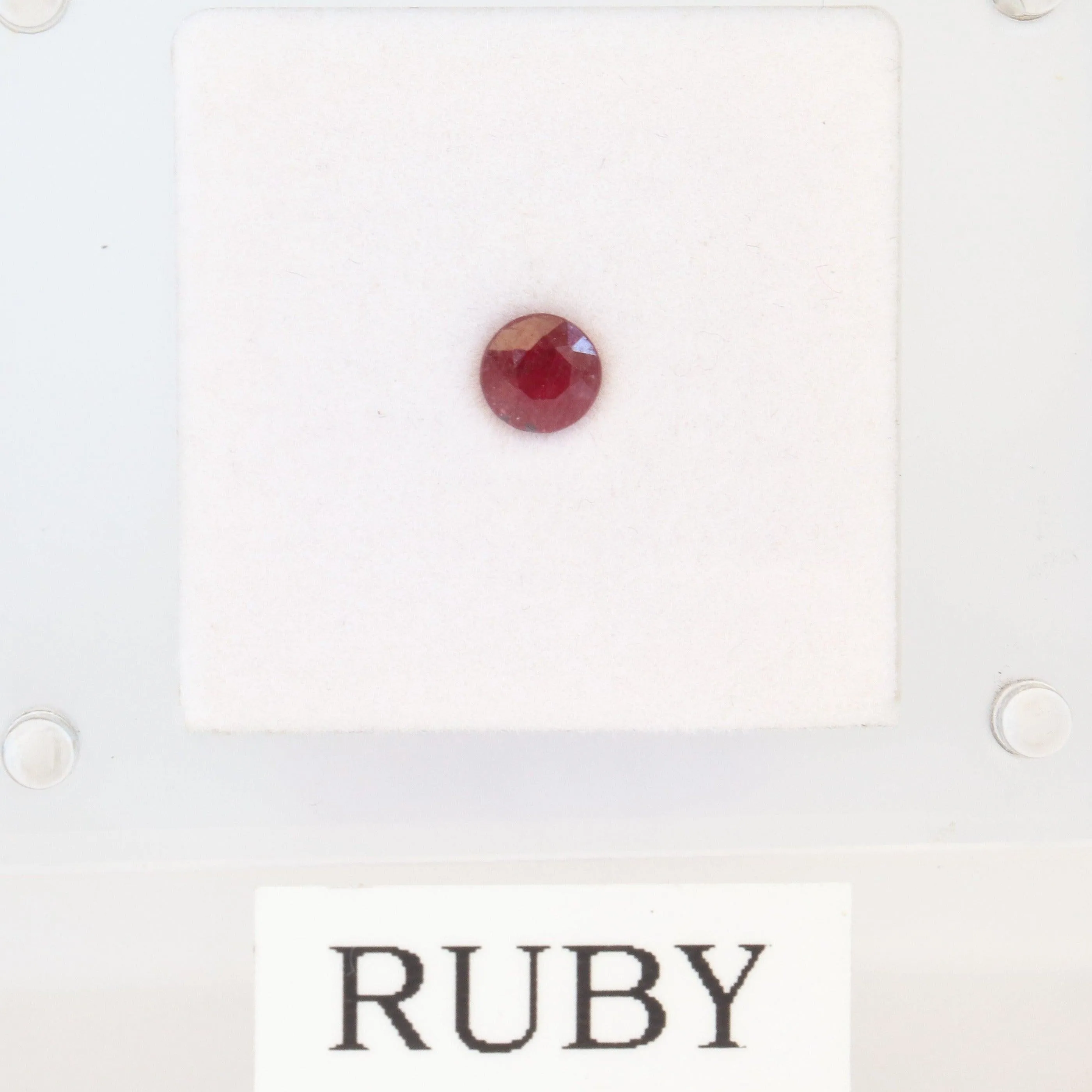 5mm Round Ruby Stone