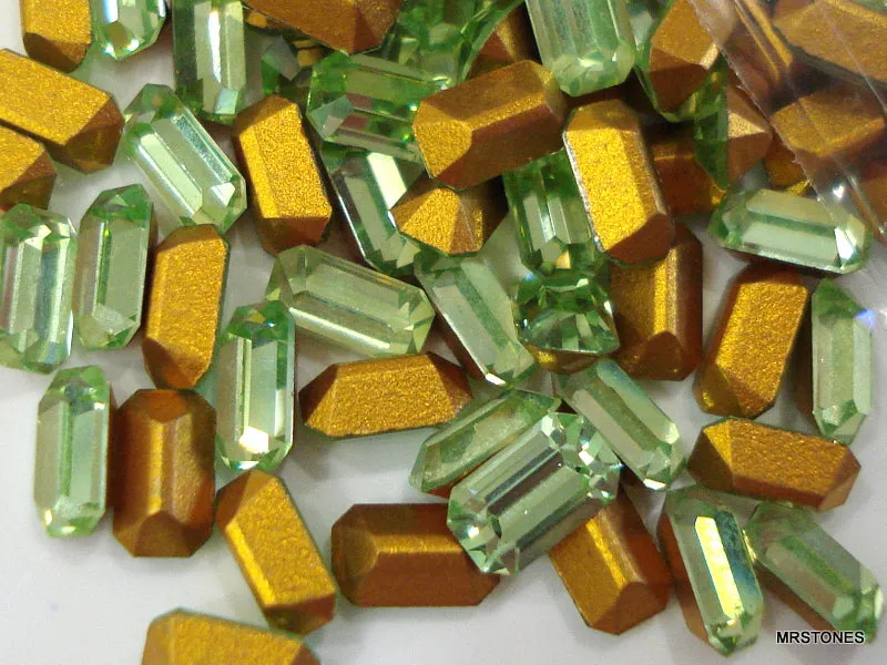 5x3mm (4600) Peridot Cushion Octagon
