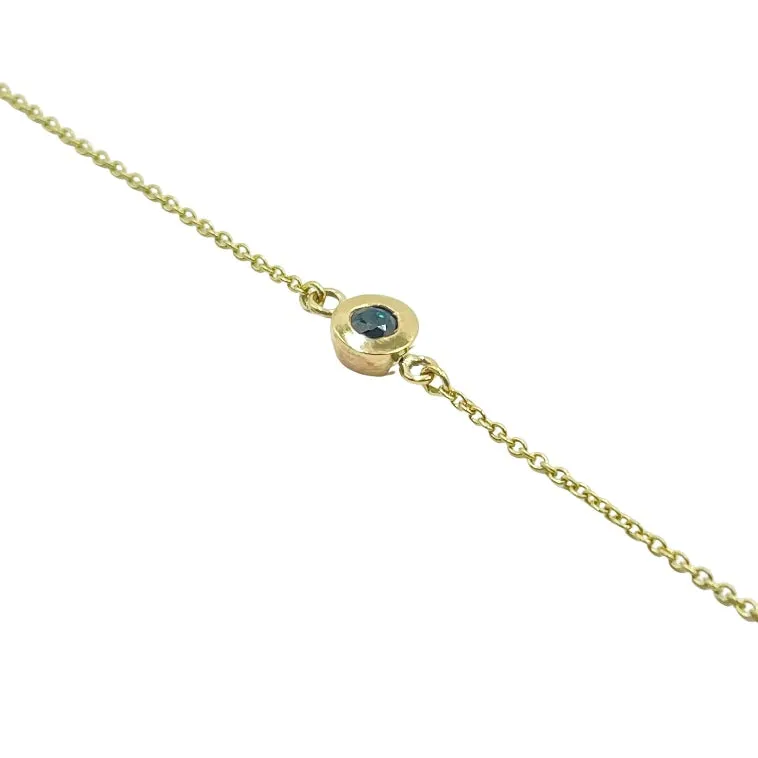 9ct Yellow Gold Natural Ruby Bracelet