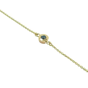 9ct Yellow Gold Natural Ruby Bracelet