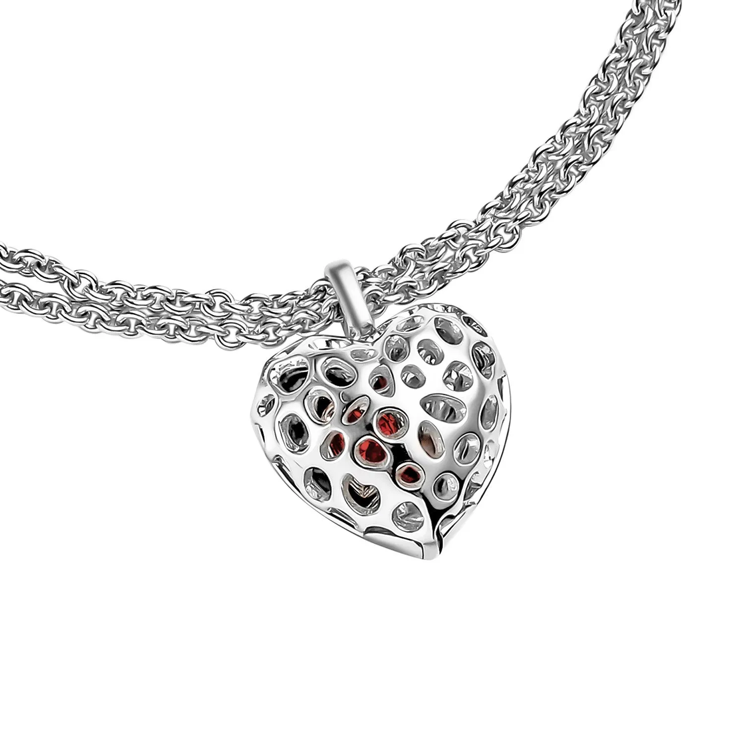 Angel Heart Bracelet with Ruby