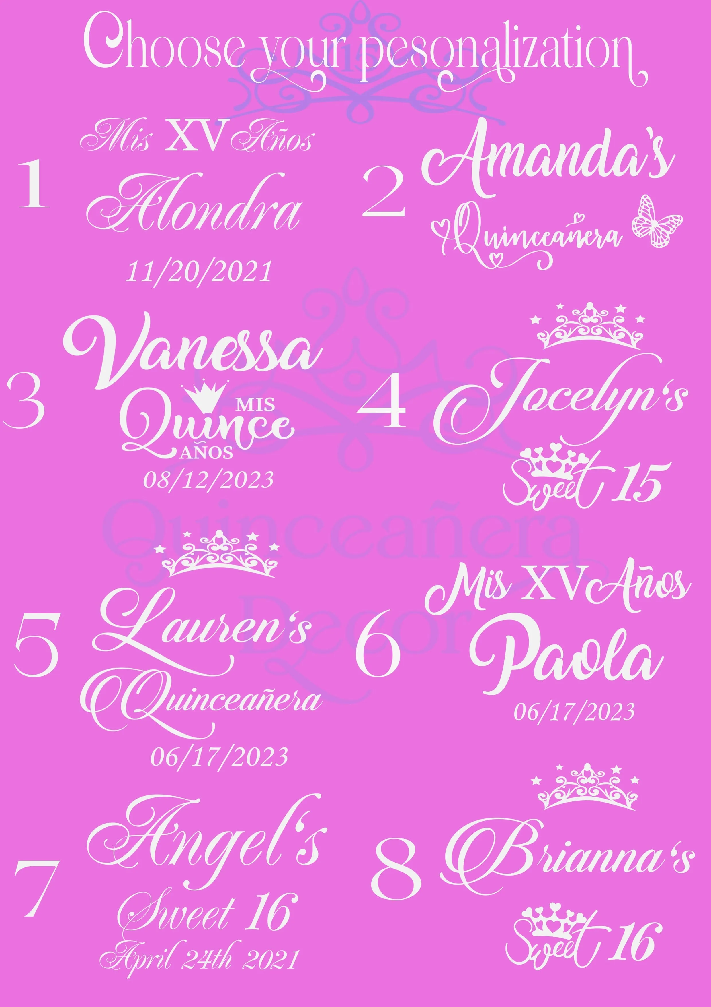 Black burnt orange Quinceanera package 1