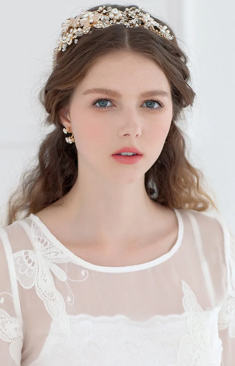 Blossom Rhinestones Bridal Tiara