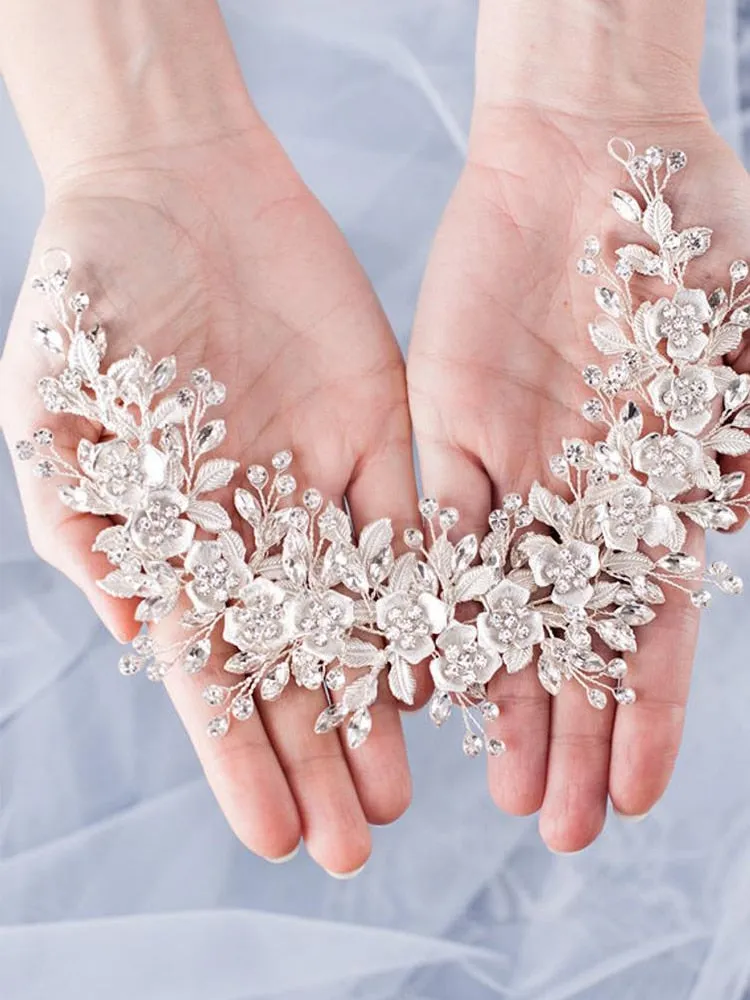 Bridal Flower Headband Prom Tiara Wedding Hair Accessories Headdress