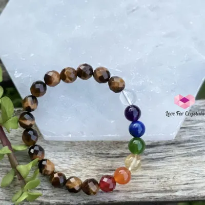 Chakra with Tiger’s Eye Faceted Remedy Bracelet