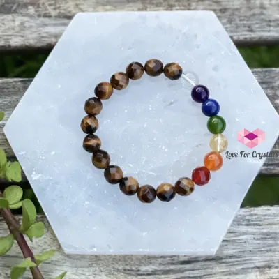 Chakra with Tiger’s Eye Faceted Remedy Bracelet