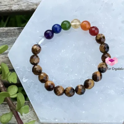 Chakra with Tiger’s Eye Faceted Remedy Bracelet