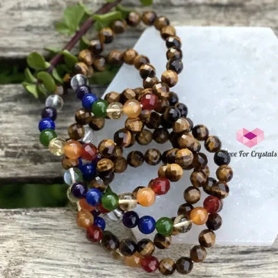 Chakra with Tiger’s Eye Faceted Remedy Bracelet