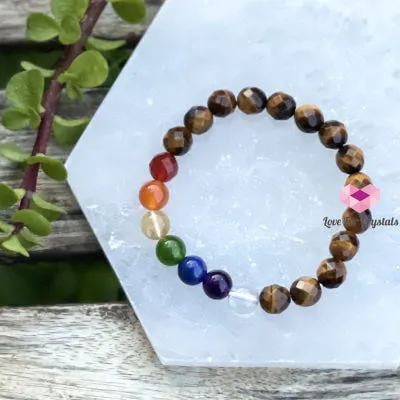 Chakra with Tiger’s Eye Faceted Remedy Bracelet