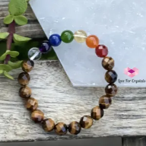 Chakra with Tiger’s Eye Faceted Remedy Bracelet