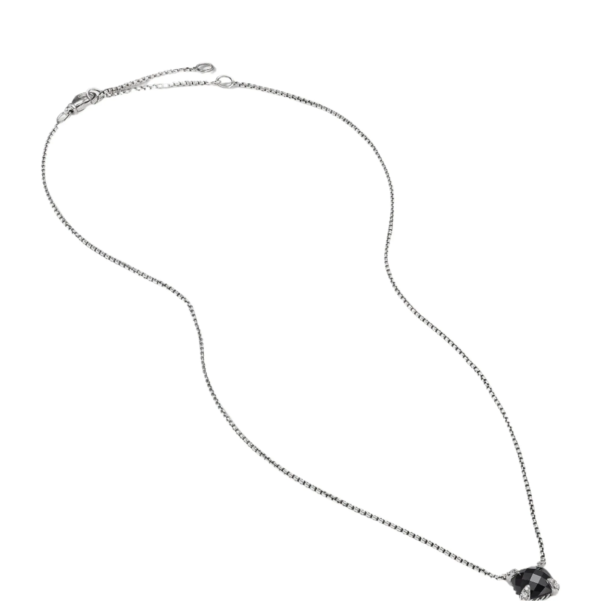 Chatelaine® Pendant Necklace with Black Onyx and Diamonds