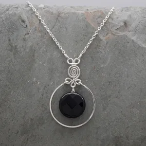 Encircled Onyx Necklace