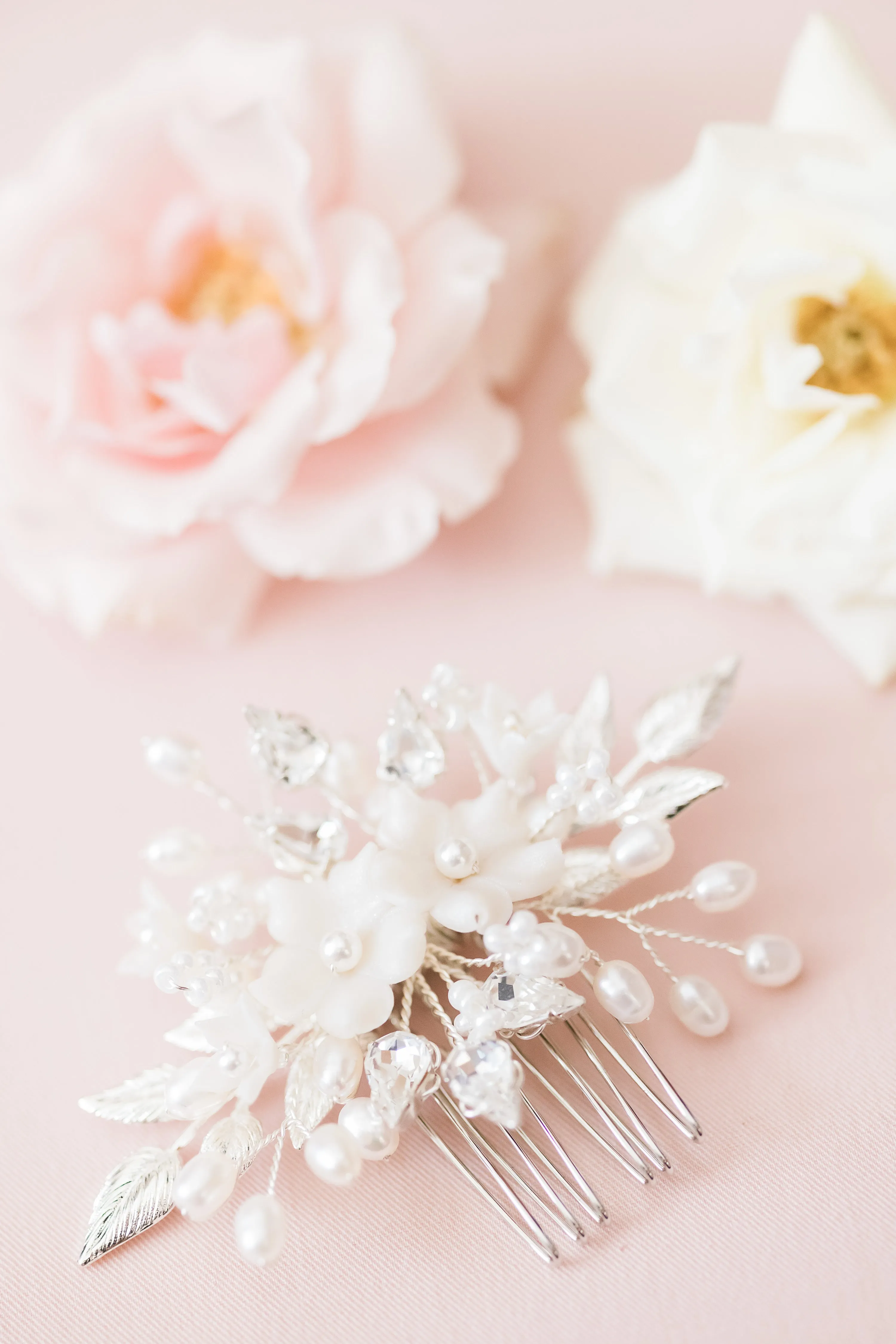 ESME Flower Bridal Hair Comb