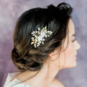 ESME Flower Bridal Hair Comb