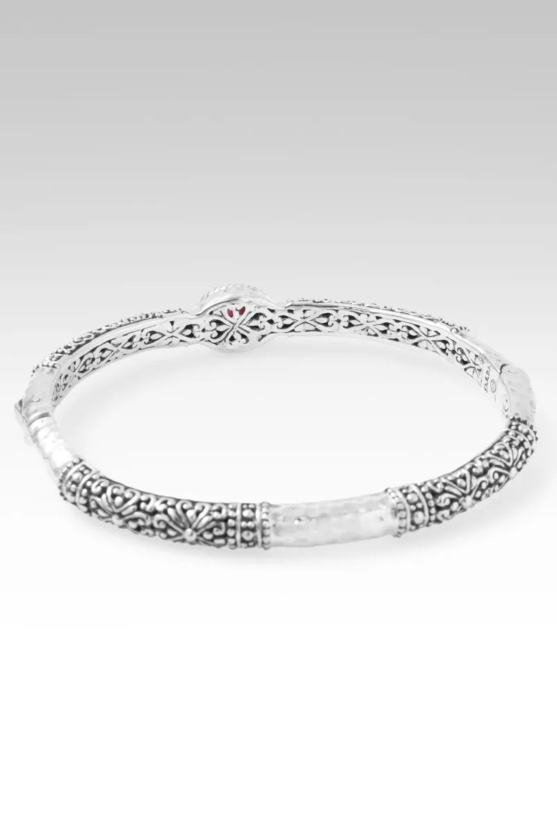 Harmony Bangle™ in Red Ruby