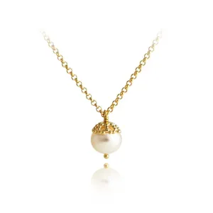 Jersey Pearl Emma-Kate Gold Filigree Pendant