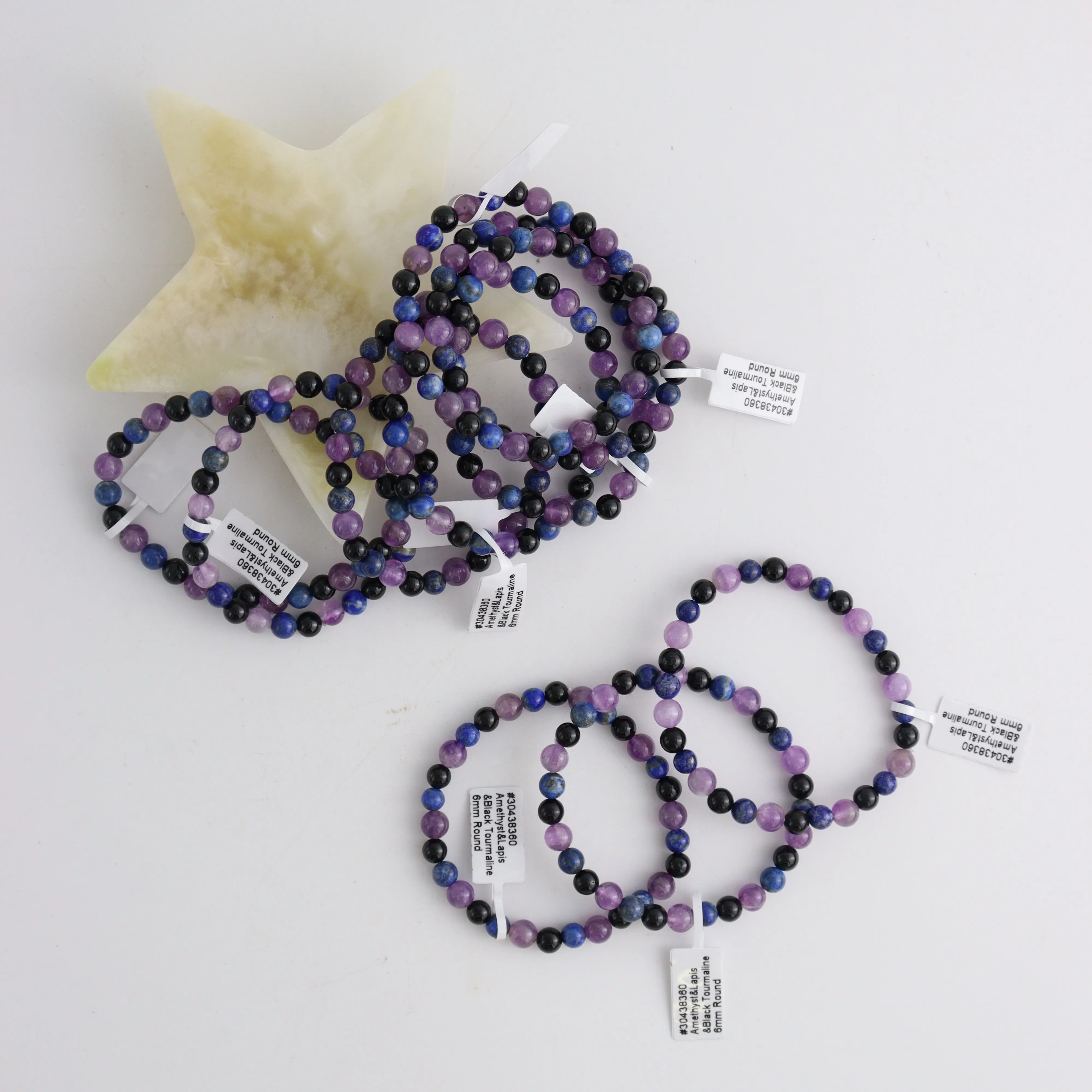 Mixed Bracelet 6mm Set of 10