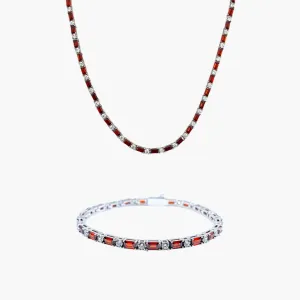 Ruby Tennis Bundle 3MM - White Gold