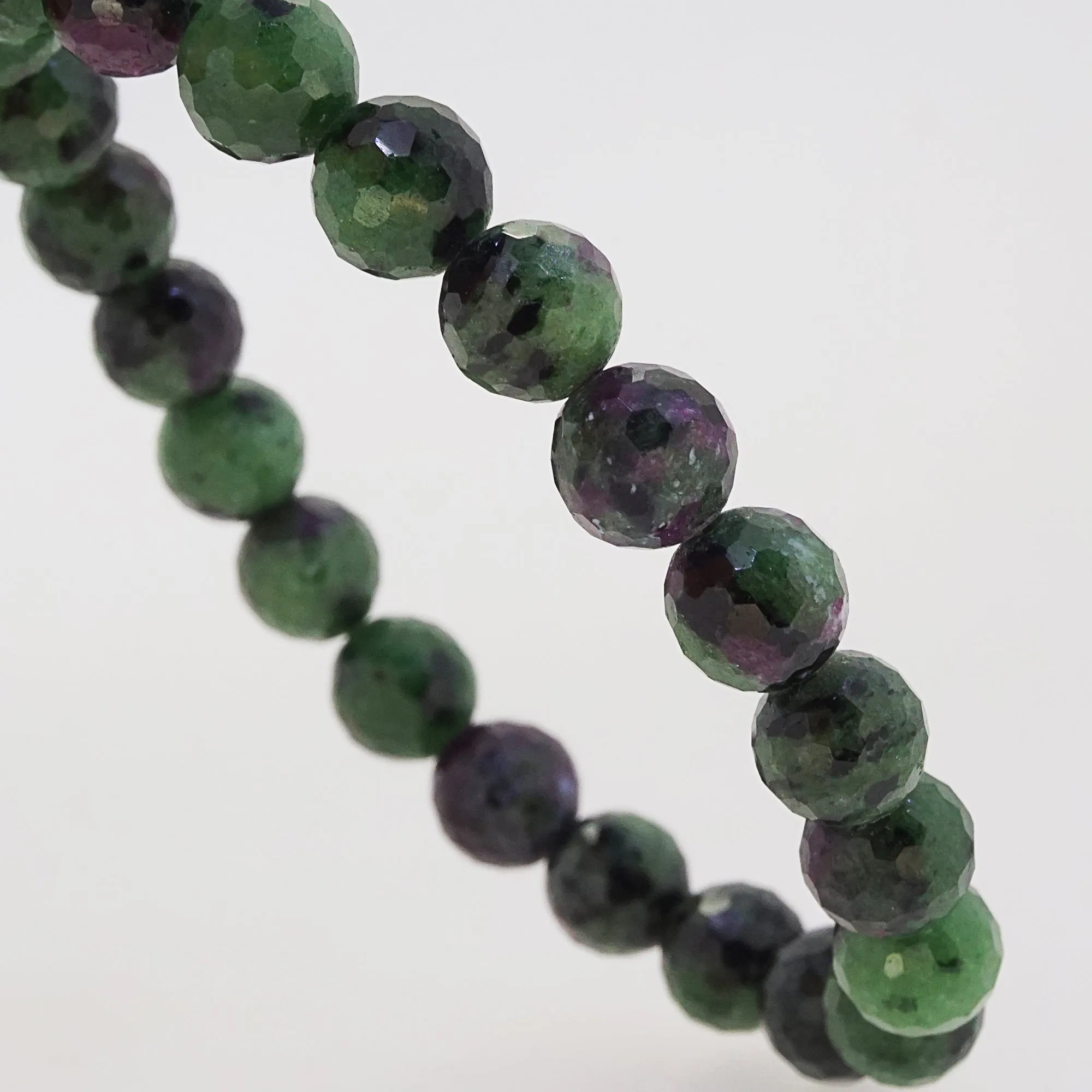 Ruby Zoisite Faceted 8mm
