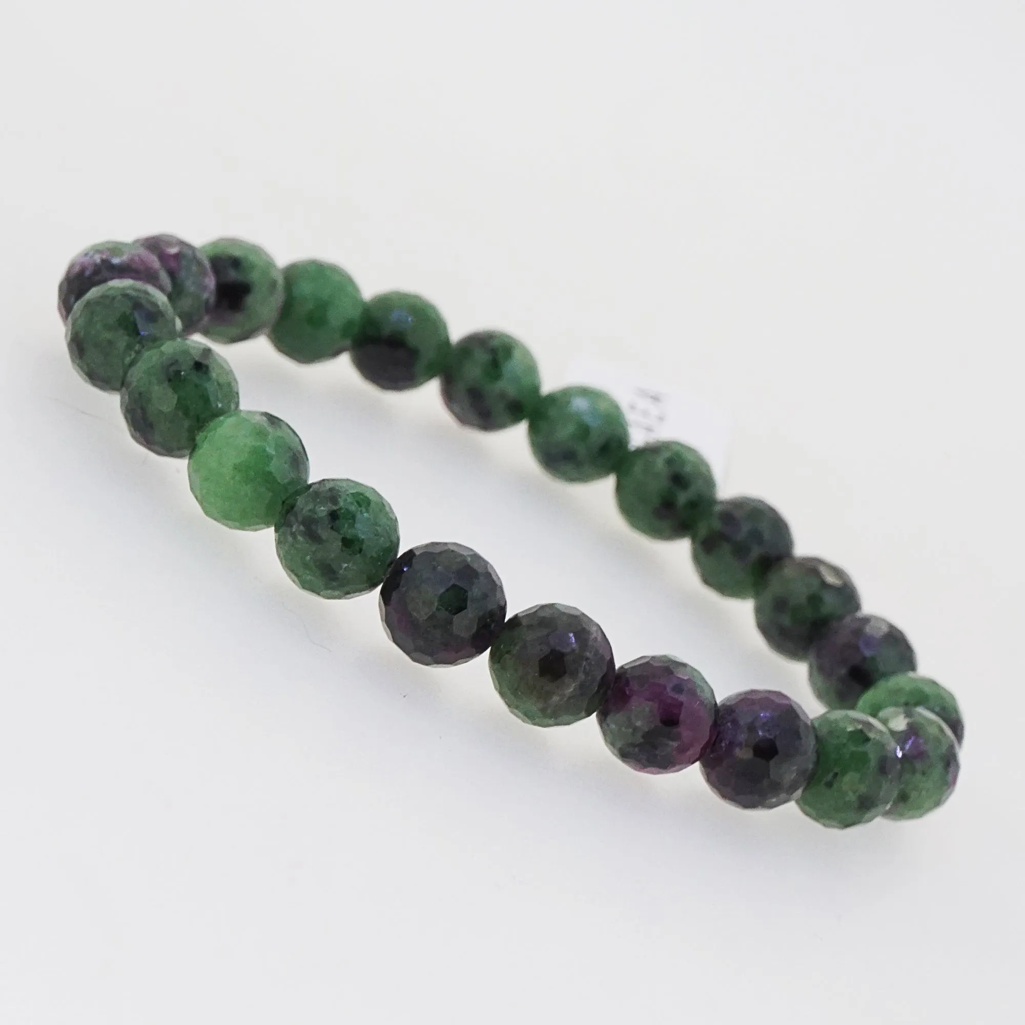 Ruby Zoisite Faceted 8mm