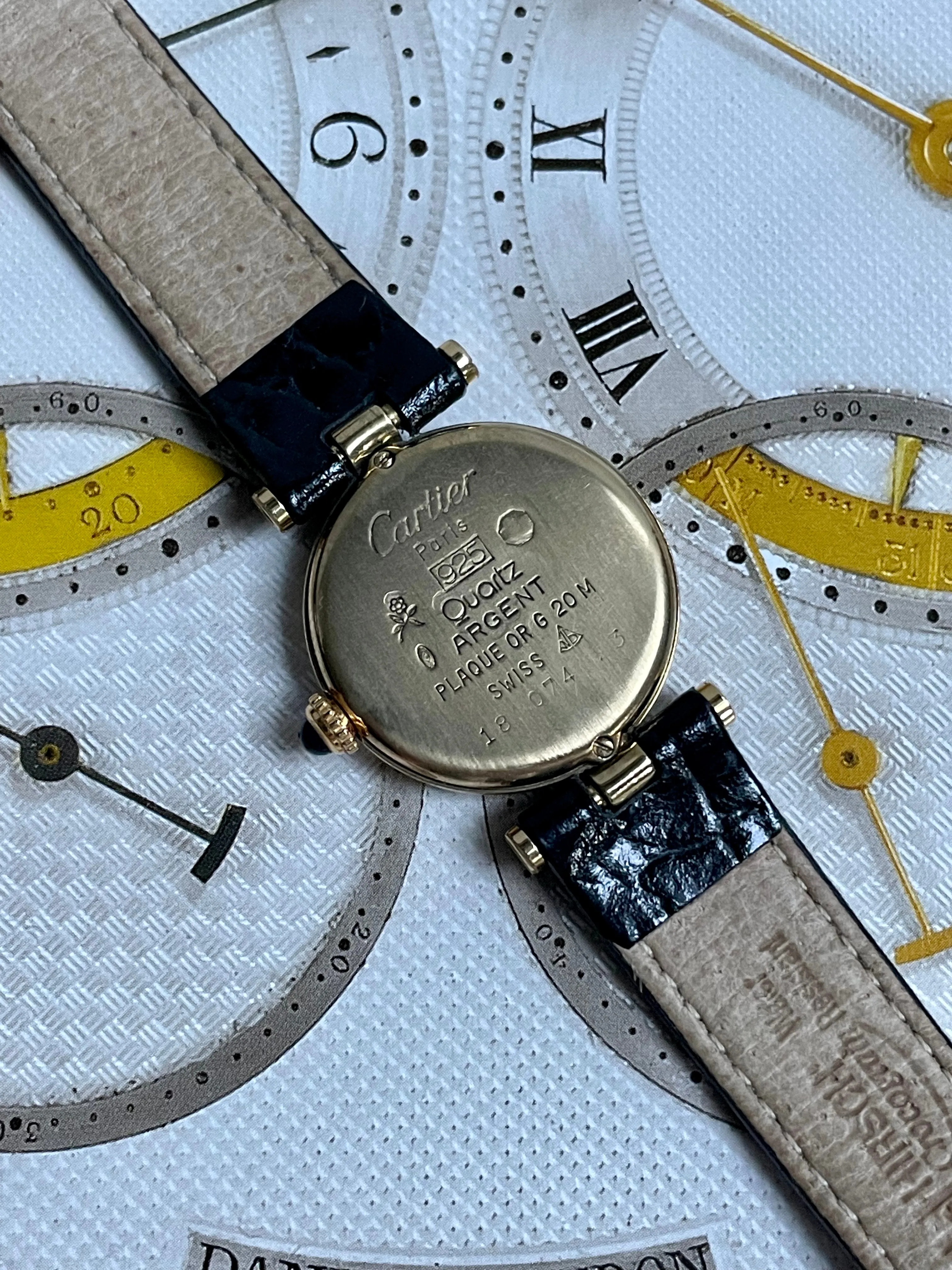 (SOLD) Cartier Must Vendôme Lapis Lazuli