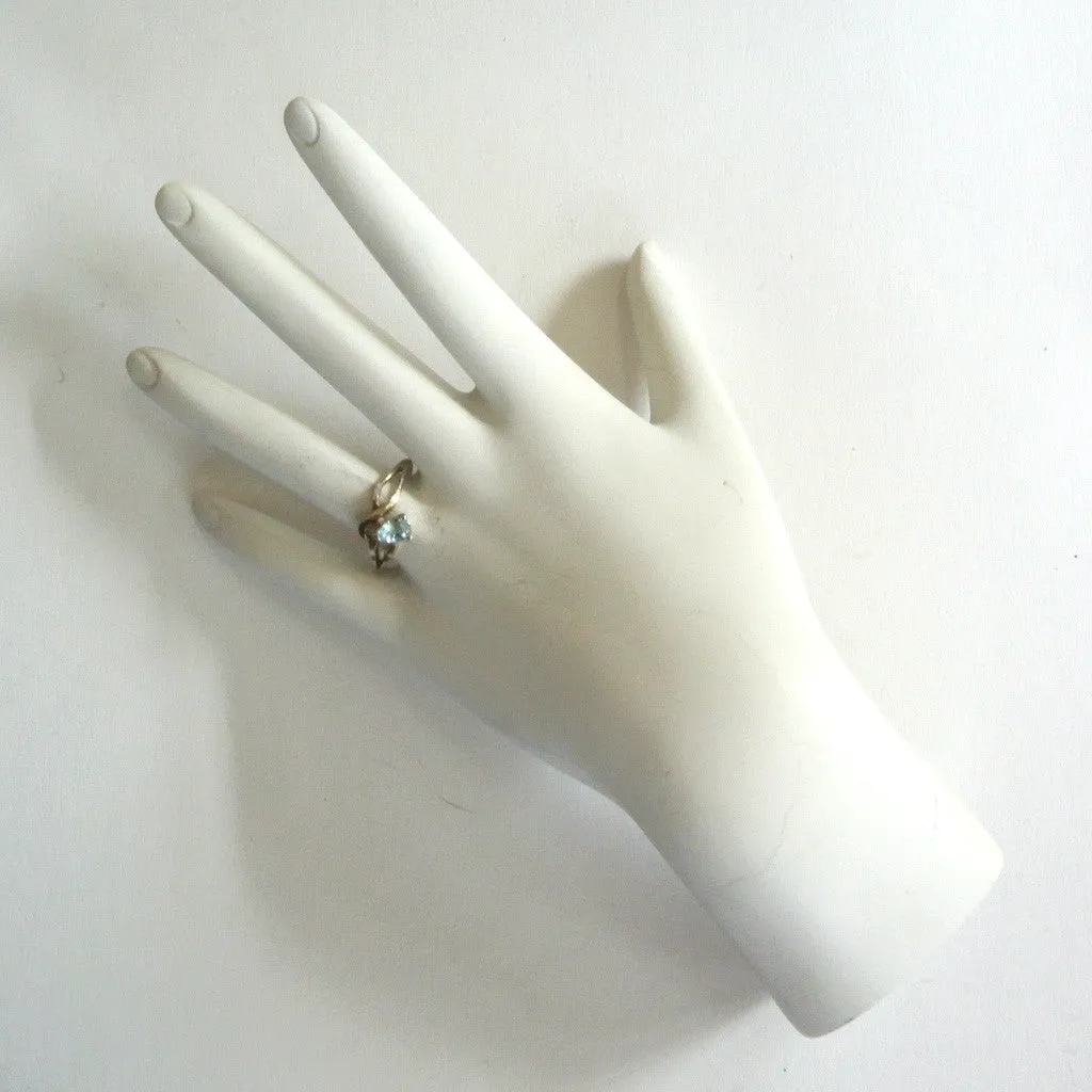 Sterling Silver Blue Topaz Ring