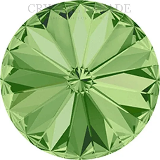 Swarovski 1122 Fancy Rivoli 14mm Peridot - 6 Pieces