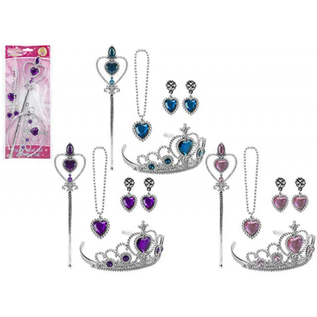 Tiara, Wand and Jewellery Set