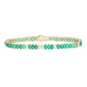Timeless Modern Ruby Tennis Bracelet