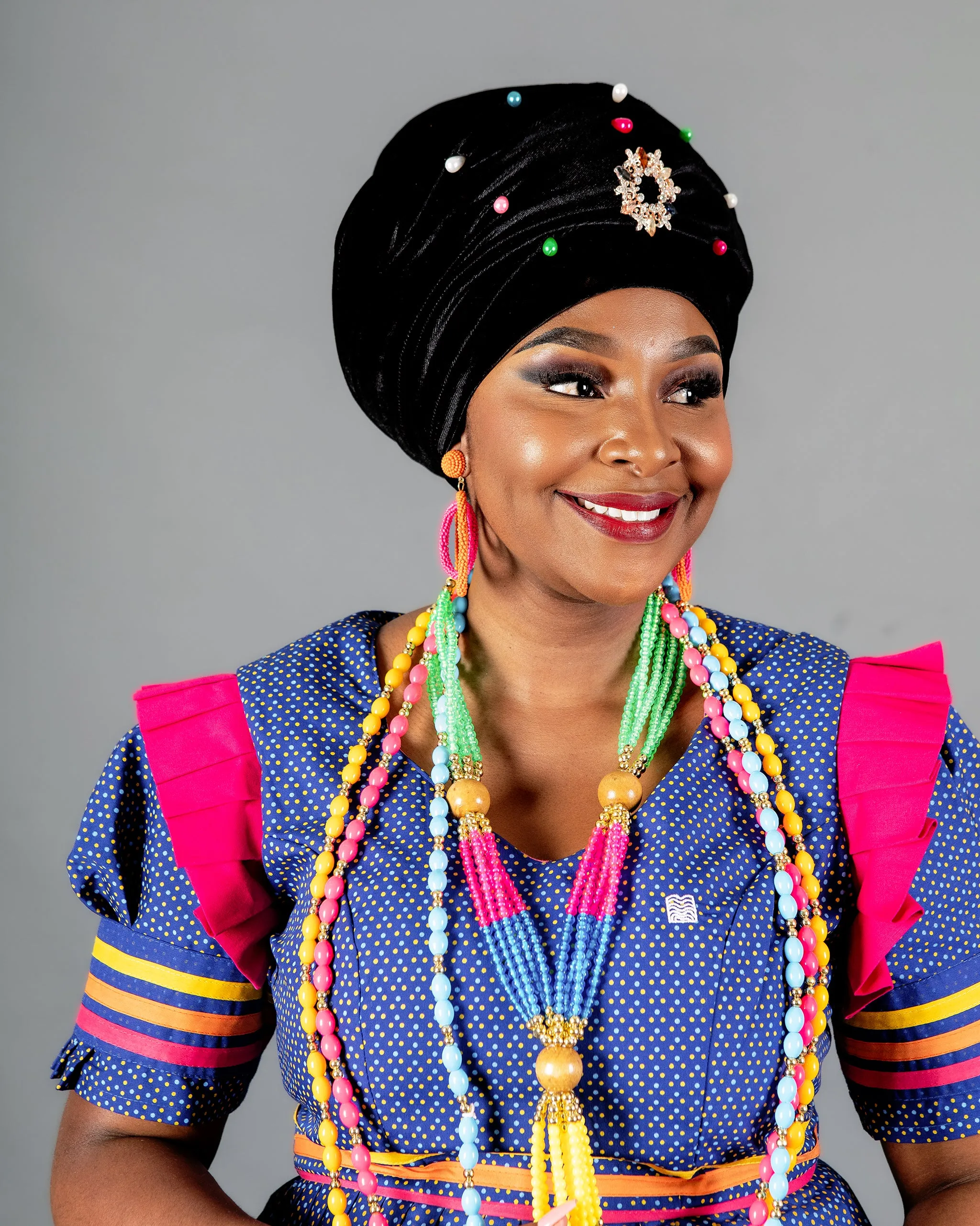 Velvet Headwrap in Black